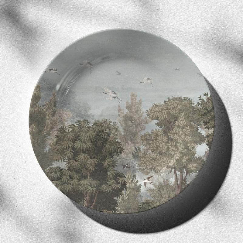 Chinese Vintage Jungle Wall Plate