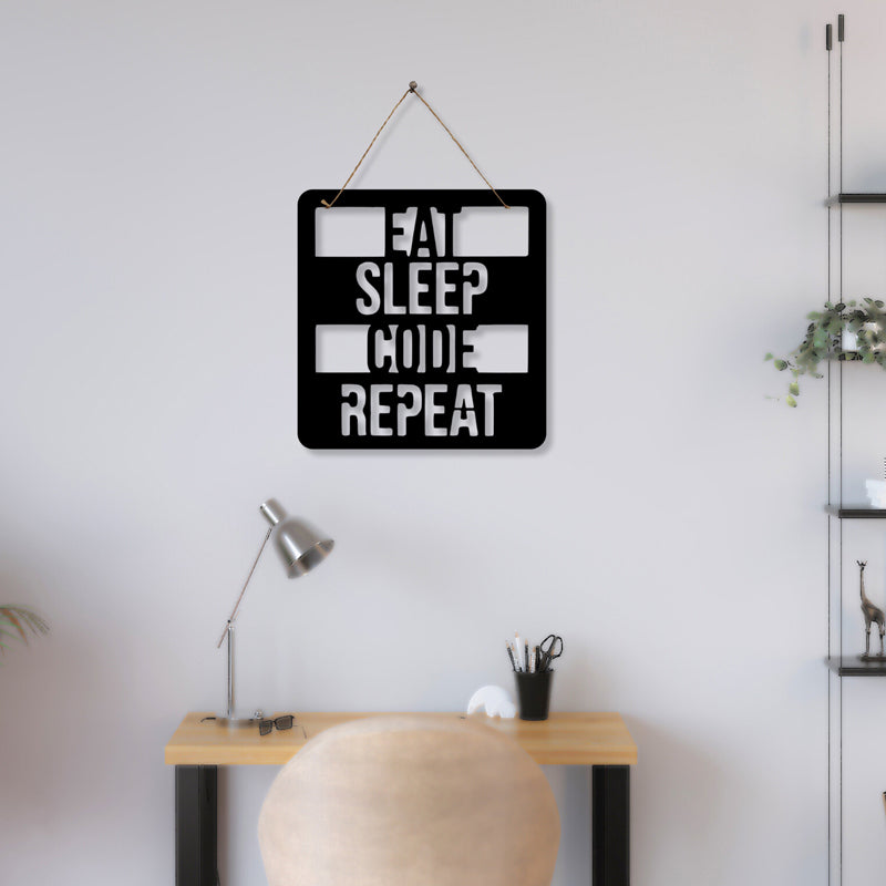Coder's Life Iron Wall Accent