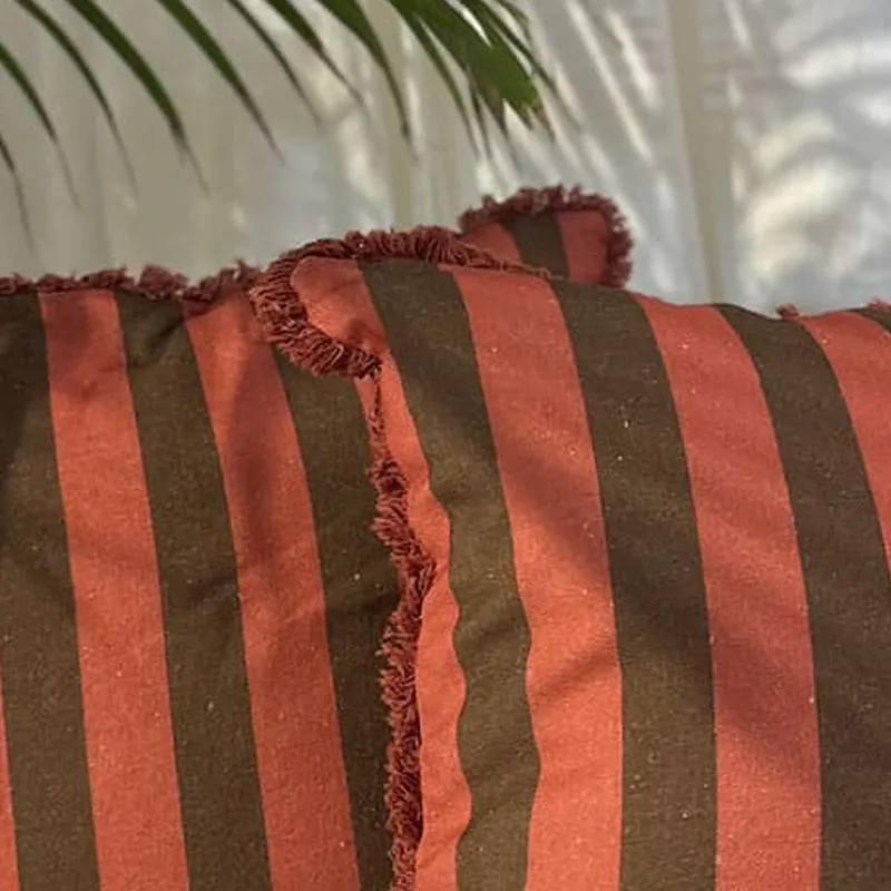 Stripe V Cushion Cover - Set Of Five media 5
