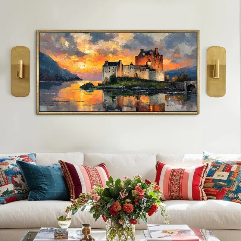 Ancient Walls Canvas Wall Painting With Frame media 1
