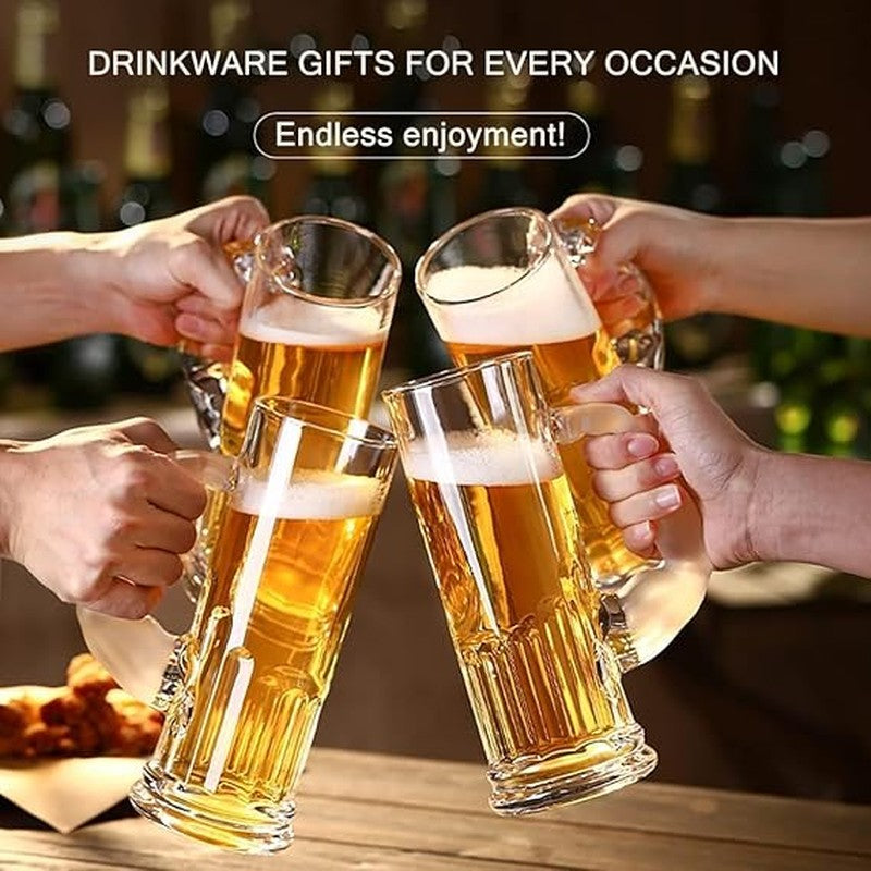 Bravus Beer Mug(450 mL) - Set Of Four media 7