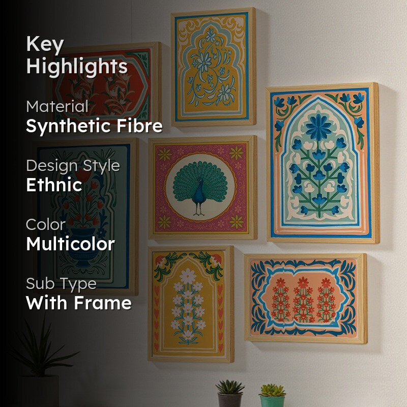 Mandira Wall Art - Set of Seven media 2
