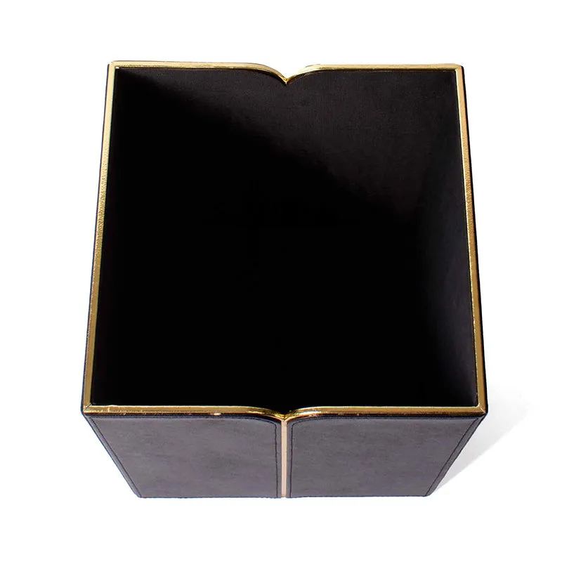 Ceastra Faux Leather Dust Bin - Black media 4