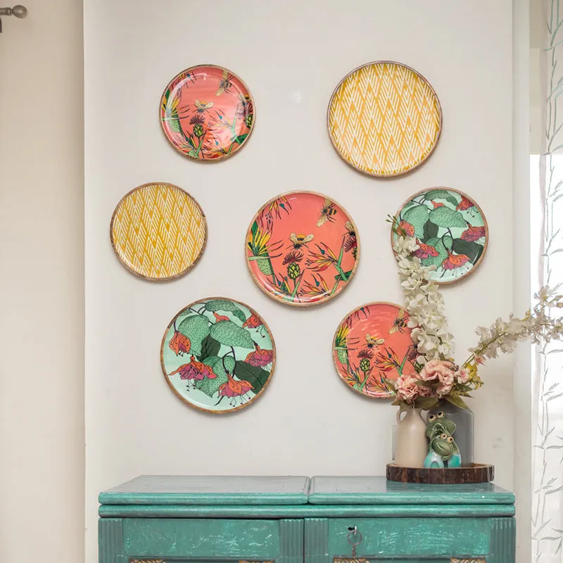 Tropika Grain Mango Wood Wall Plate media 4