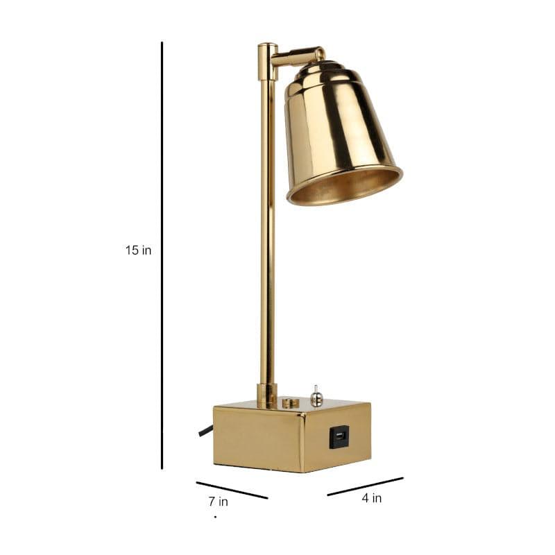 Holt Metal Table Lamp - Gold media 5