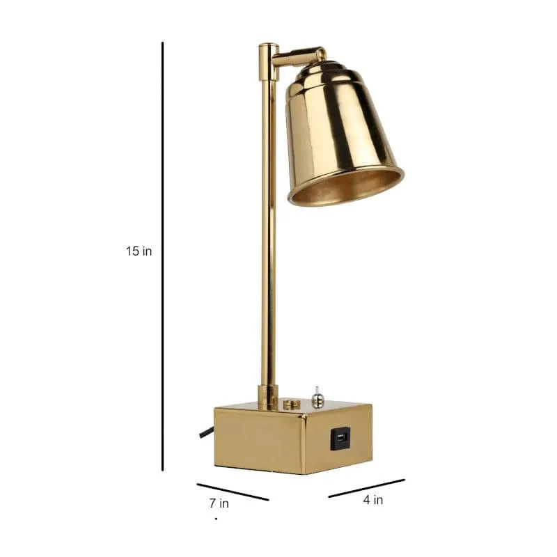 Holt Metal Table Lamp - Gold media 5
