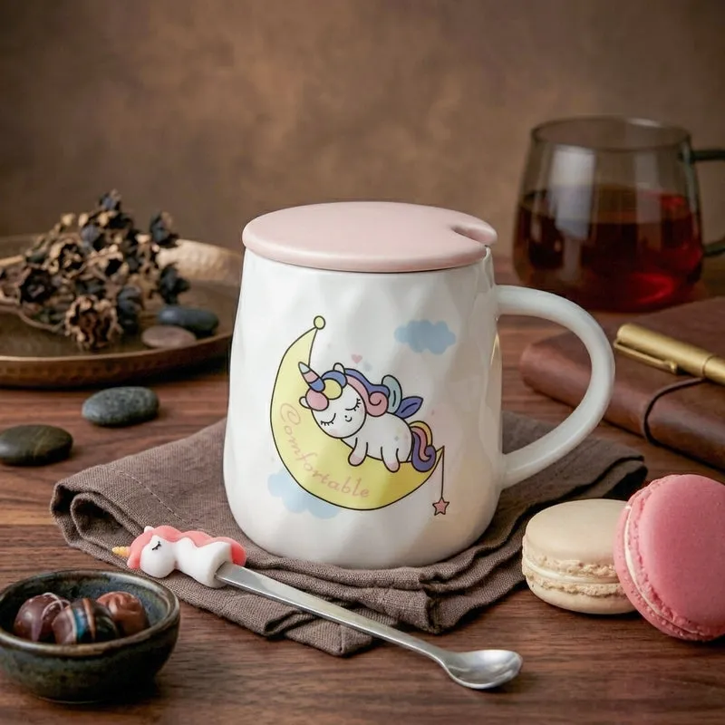 Unicorn Sleep Ceramic Coffee Mug (350 mL) media 4