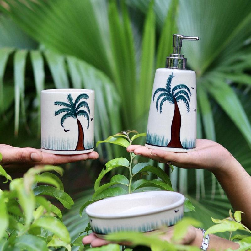 Palm Tropica Bathroom Set - Three Piece Set media 4
