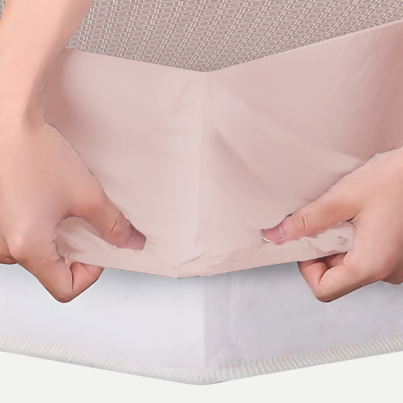 Oswal Mattress Protector - Cream media 3