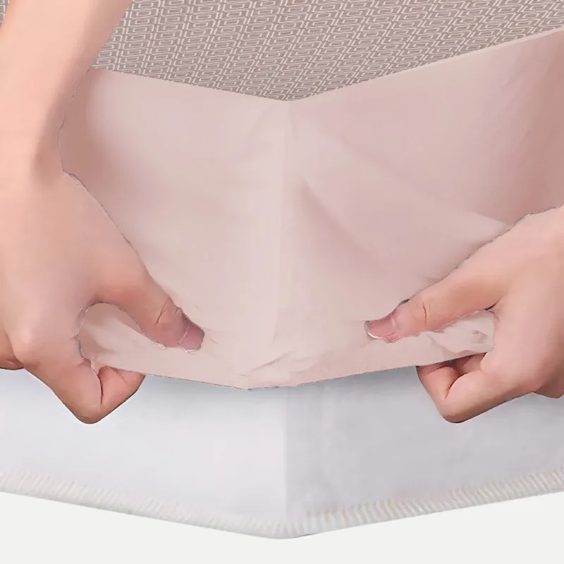 Oswal Mattress Protector - Cream media 3