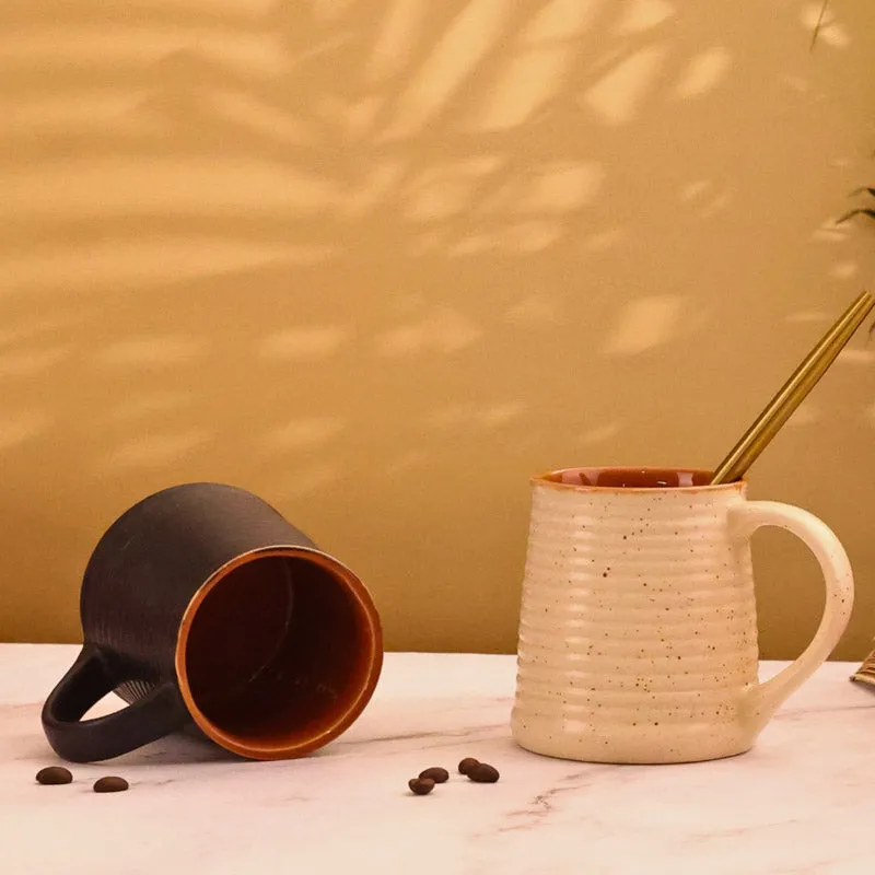 Azaria Ceramic Tea Cup (230 mL Each) - Set of Two media 5