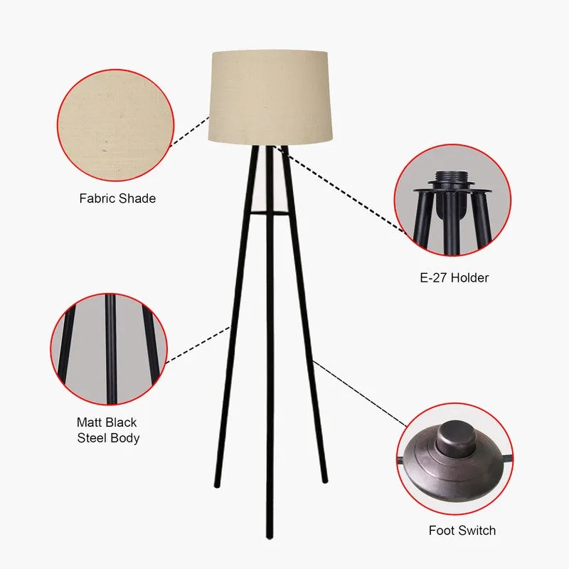 Sleekie Tripod Floor Lamp - White media 4