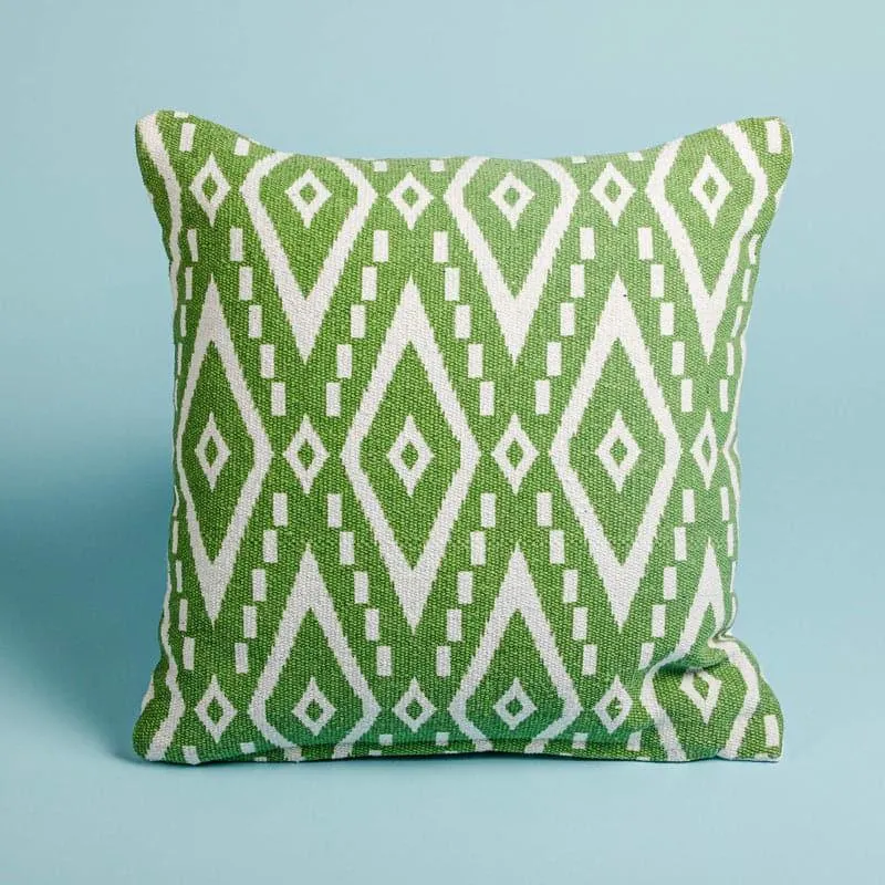Zora Ethnic Cushion Cover - Green media 3