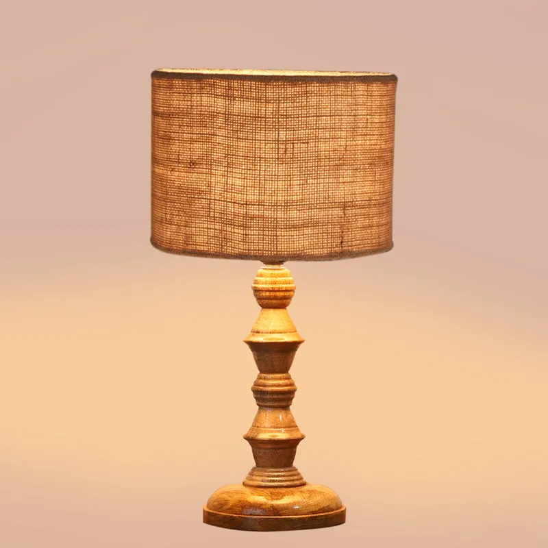 Sienna Timber Wooden Table Lamp - Brown media 4
