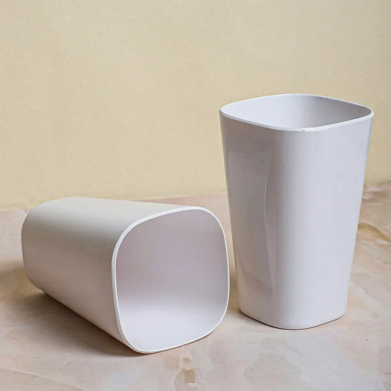 Clement Melamine Tumbler (White/450 ml) - Set Of Two media 4