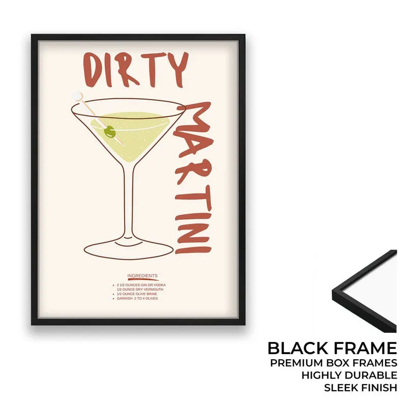 DirtyMartini Archival Canvas Wall Art - Black media 8