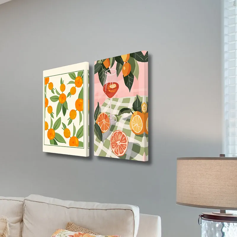 Citrus & Blooms Wall Art - Set Of Two media 3