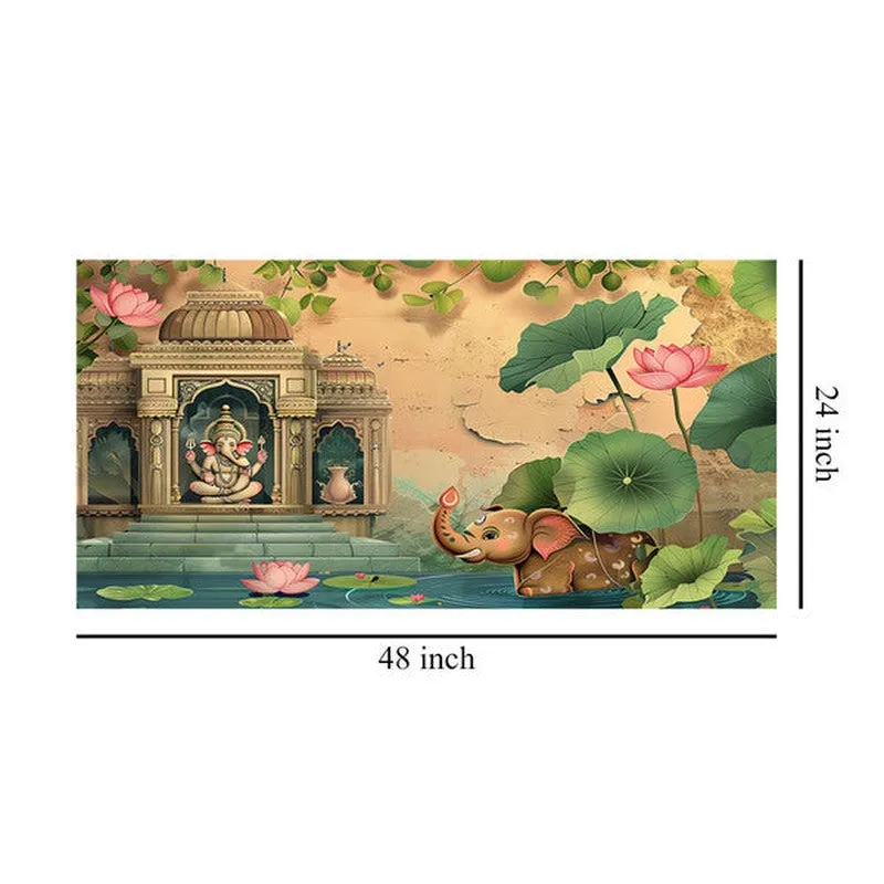 Vighnaraja Temple Poly Canvas Wall Painting media 8