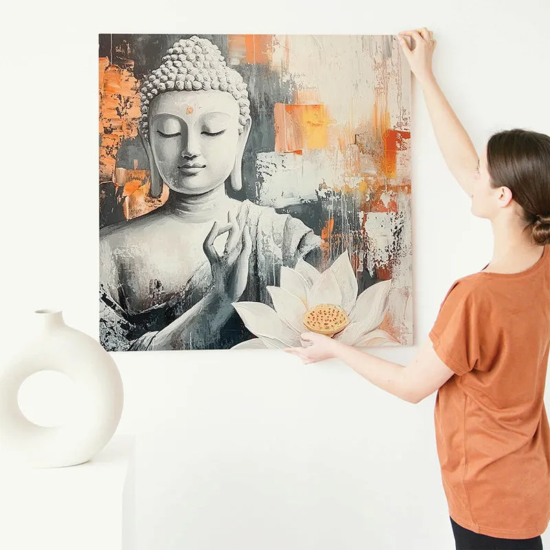 Buddha Neutrals Canvas Wall Art media 5