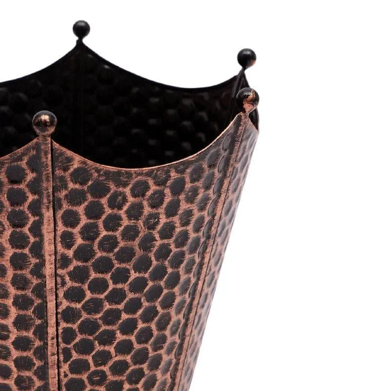Crown Cast Planter (Copper) - Set Of Three media 6