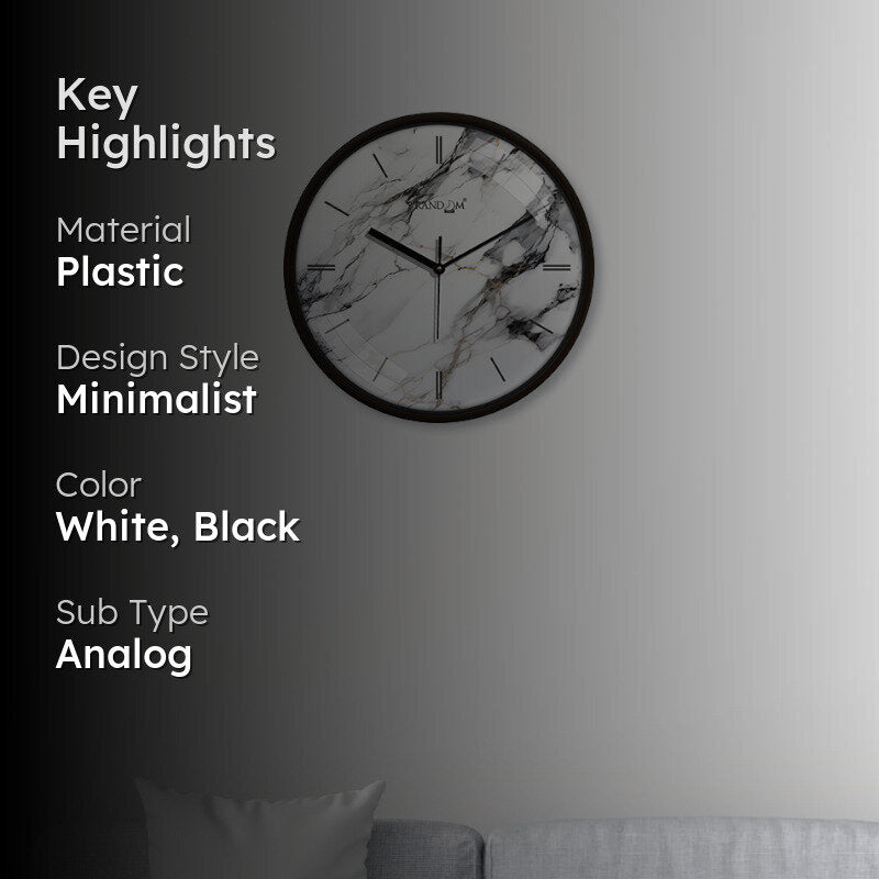 Abstract Muse Wall Clock media 2