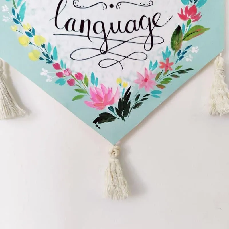 Humanity Core Handpainted Canvas Wall Hanging media 3