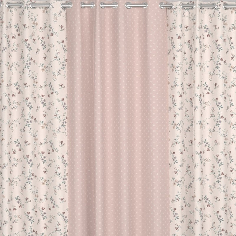 Floral Bloom Elegance Curtains - Set of Three media 6