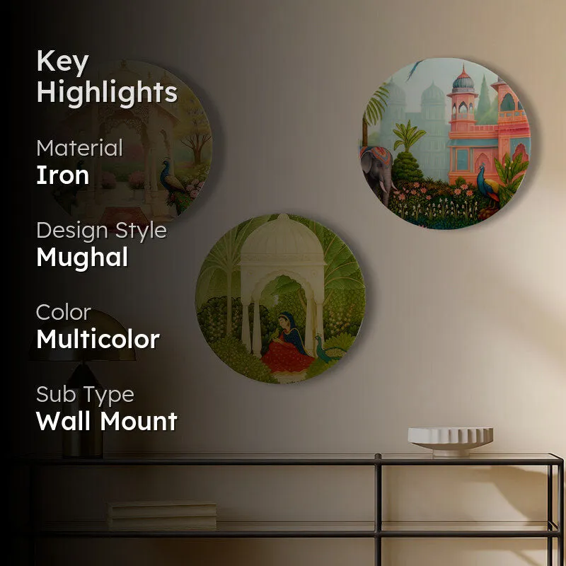 Royal Gardens Wall Plates - Set of Three media 2