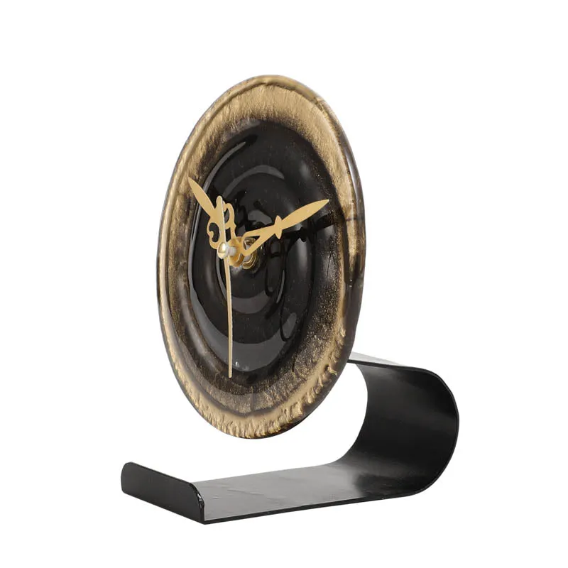 Monarchal Embossed Table Clock media 5