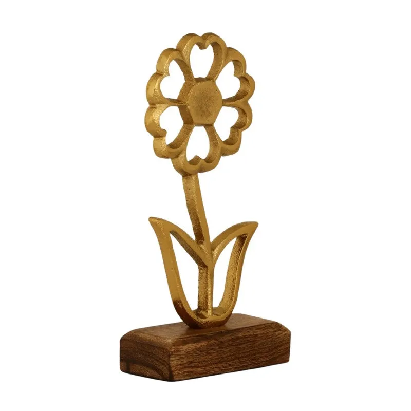 Daisy Aluminum Glow Table Showpiece media 4