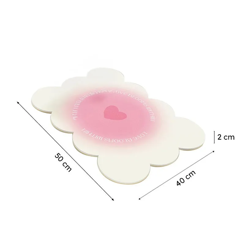 Bubbles & Pink Dish Drying Mat media 6