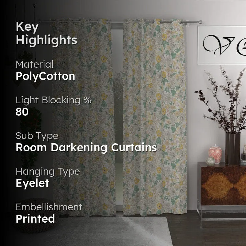 Floral Whisper Curtains - Set of Two media 2