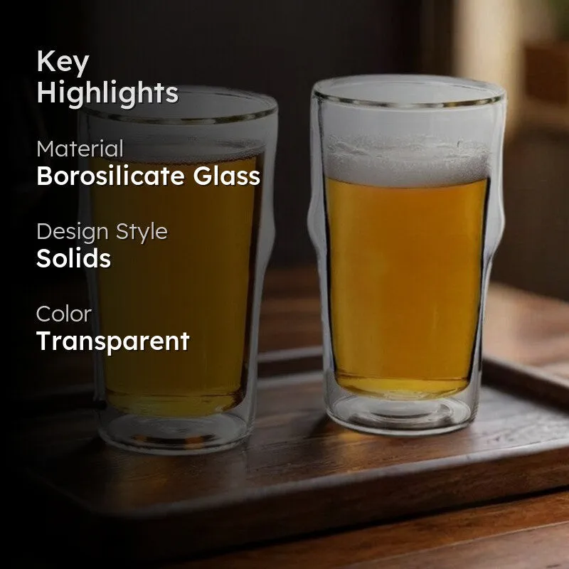 Sunrise Pour Beer Glasses(340mL) - Set Of Two media 2