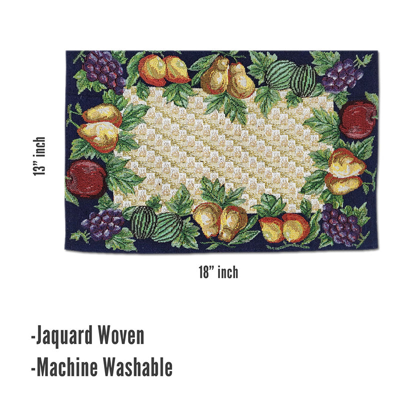 Fruit Cocktail Table Mat With Runner - Seven Piece Set media 6