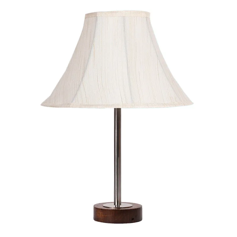 Ceylon Arc Rodin Wooden Table Lamp - OffWhite media 5