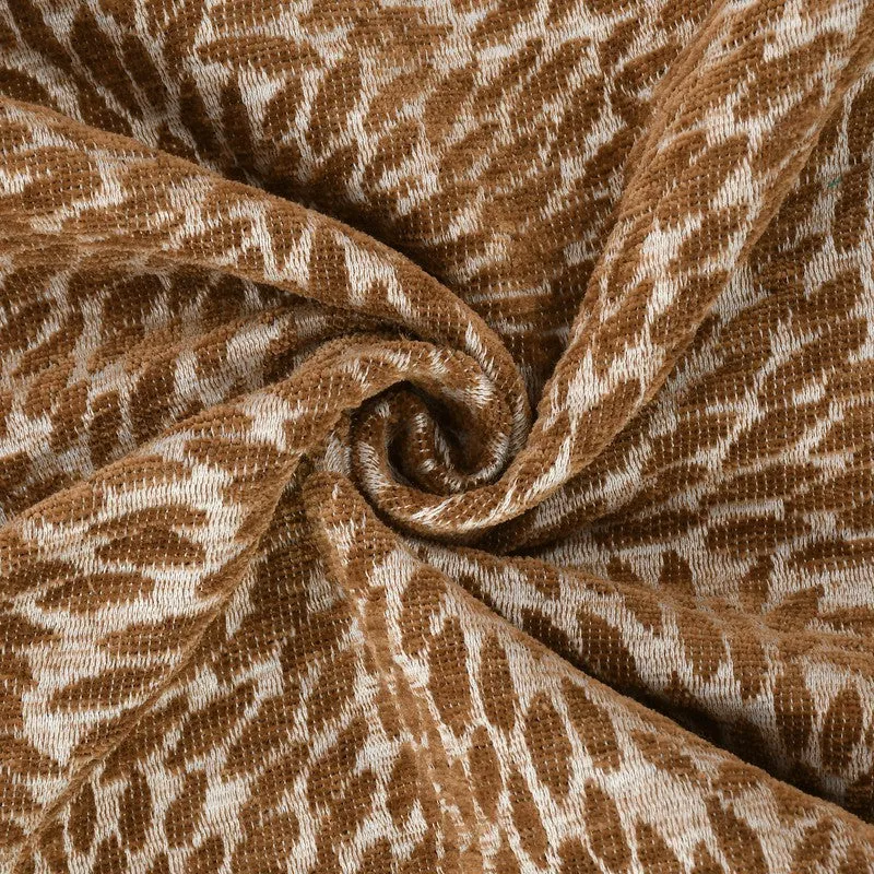 Daisytwist Abstract Cotton Throws - Brown media 5