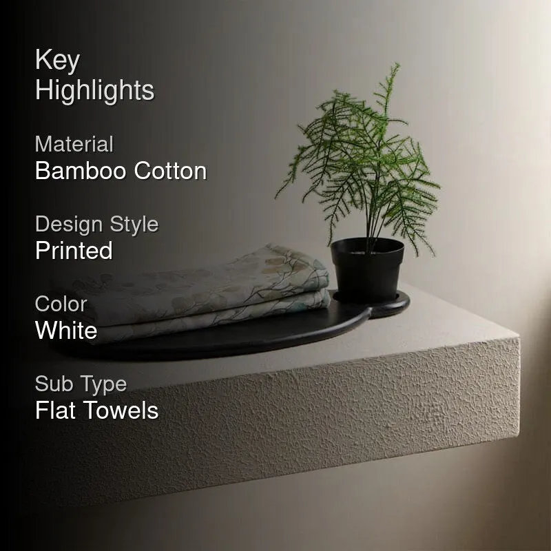 Autum Tune Bamboo Terry Hand Towel - Set Of Two media 2