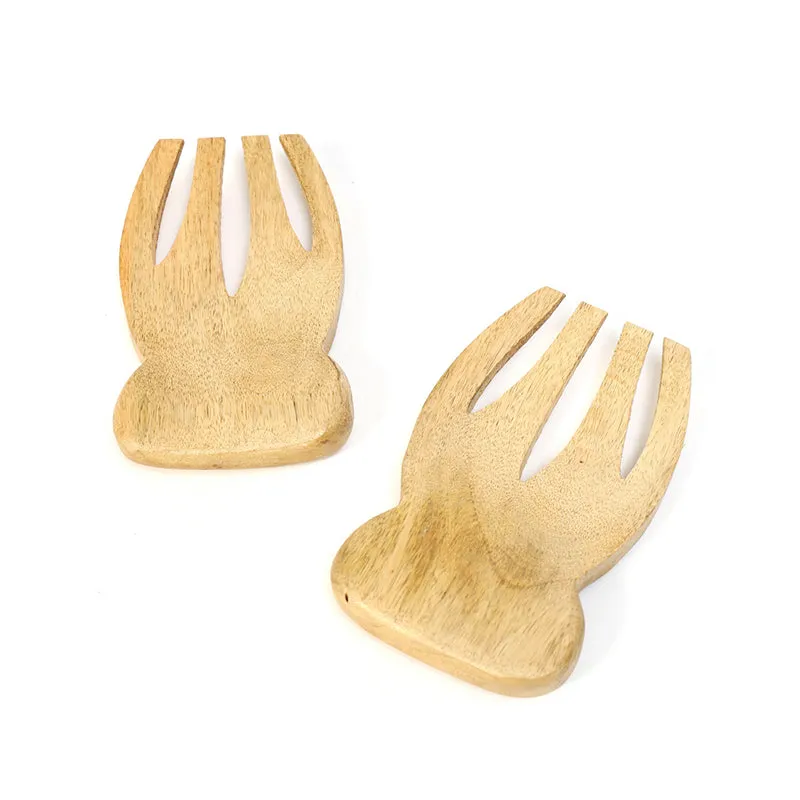 Rustic Toss Mango Wood Salad Server - Set of Two media 7