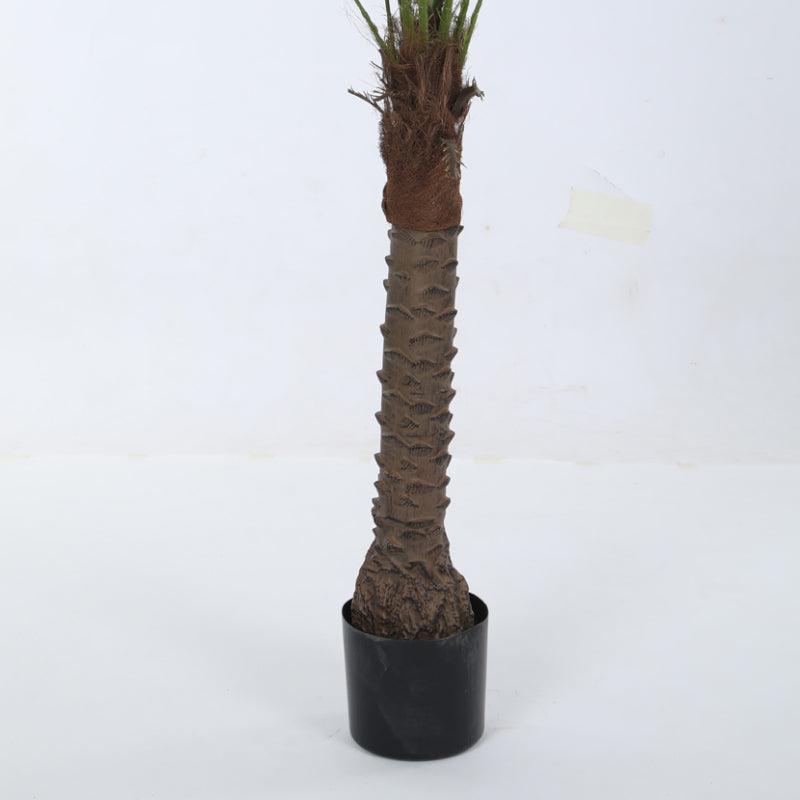 Faux Tropical Areca Plant With Black Plastic Pot - 4.92 ft media 6