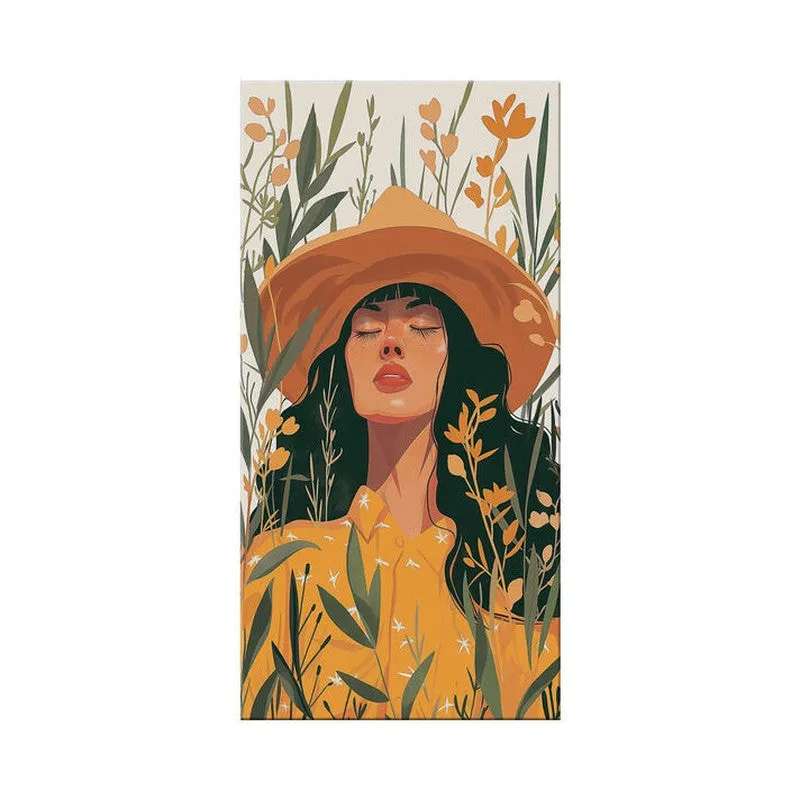 Woman In Mother Nature Wall Painting media 4