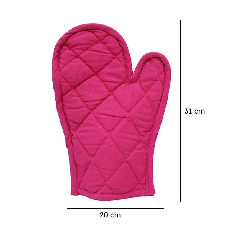 Swayam Garde Kitchen Gloves (Pink) - Set Of Two media 9