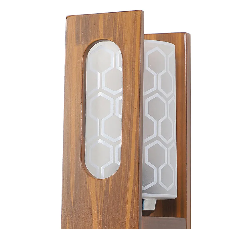 Drike Wooden Wall Lamp media 8