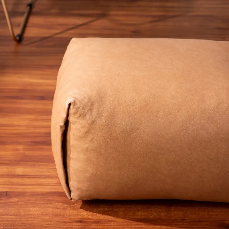 Simple Geometry Pouffe (Brown) - Set Of Two media 4