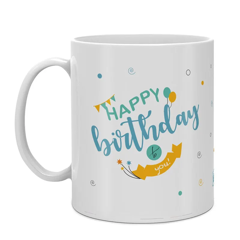Happy Birthday Gift Ceramic Coffee Mug (300 mL) media 3