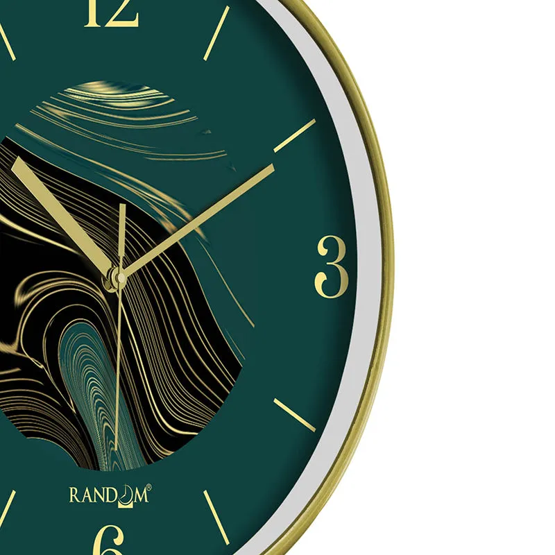 Hemera Swirl Wall Clock - Green media 5