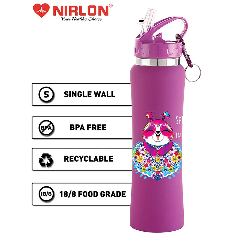 Lavender Teddy Sipper Water Bottle - 750 mL media 6