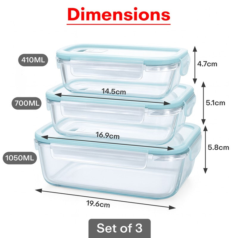 Rioware MealCircle Stackable Tiffins Box (1050 mL,700 mL,410 mL) - Set Of Three media 10