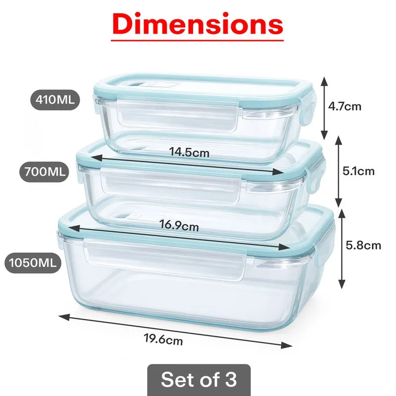 Rioware MealCircle Stackable Tiffins Box (1050 mL,700 mL,410 mL) - Set Of Three media 10