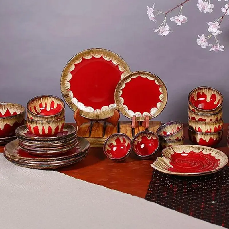 Gramae Handmade Dinner Set - 28 Piece Set media 3