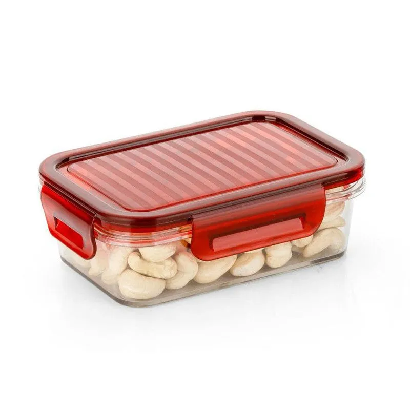 UrbanKitchen Red Plastic Container (300 mL Each) - Set Of Three media 4